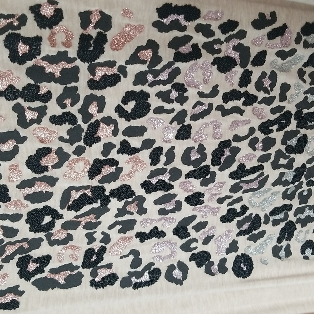 Apt 9 Women's oversized tee sz XXL leopard accent - Picture 2 of 6